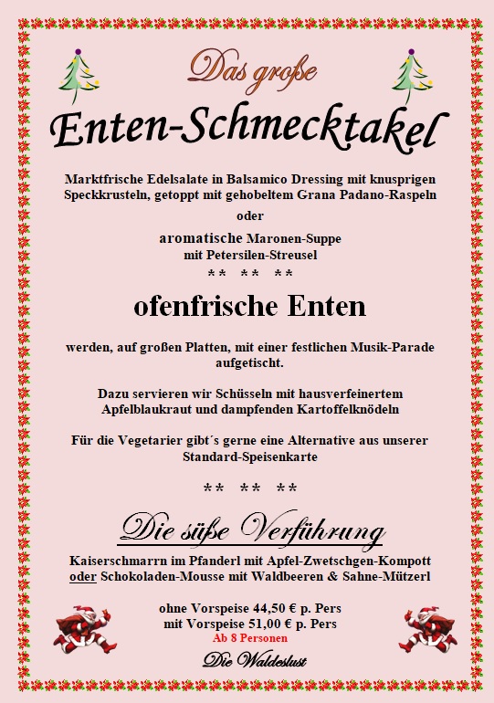 Walu Enten Schmecktakel 2025