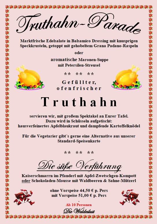 Walu Truthahn Parade 2025