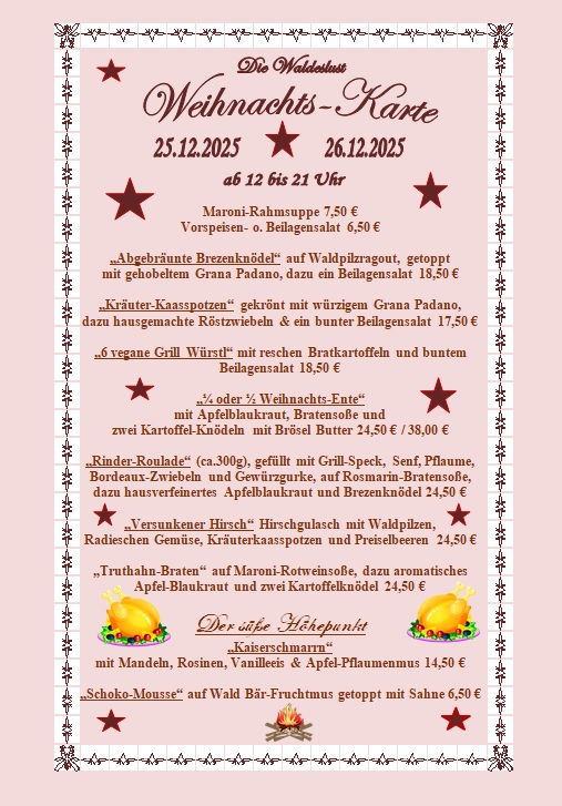 Weihnachts Karte